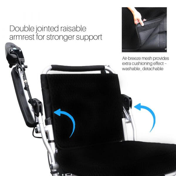 Lightweight Power Wheelchair - Foldawheel PW-1000XL